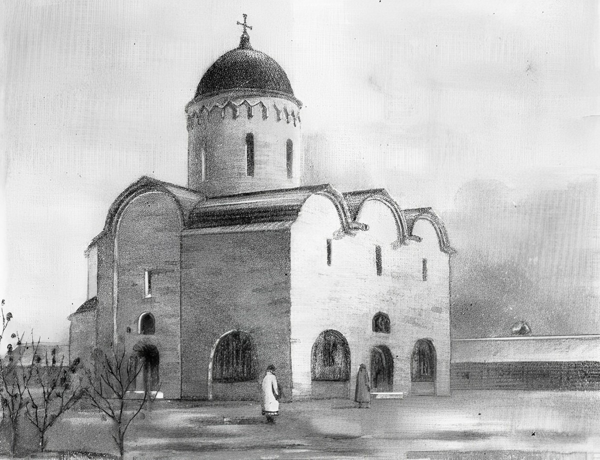 Псков. Собор Снетогорского монастыря, 1310