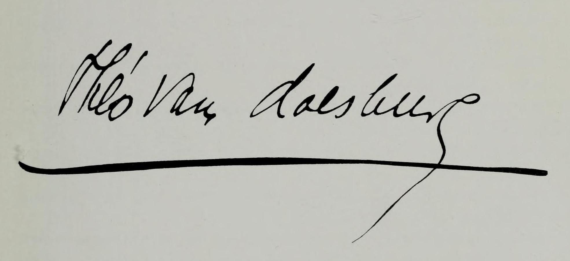 Theo van Doesburg's signature