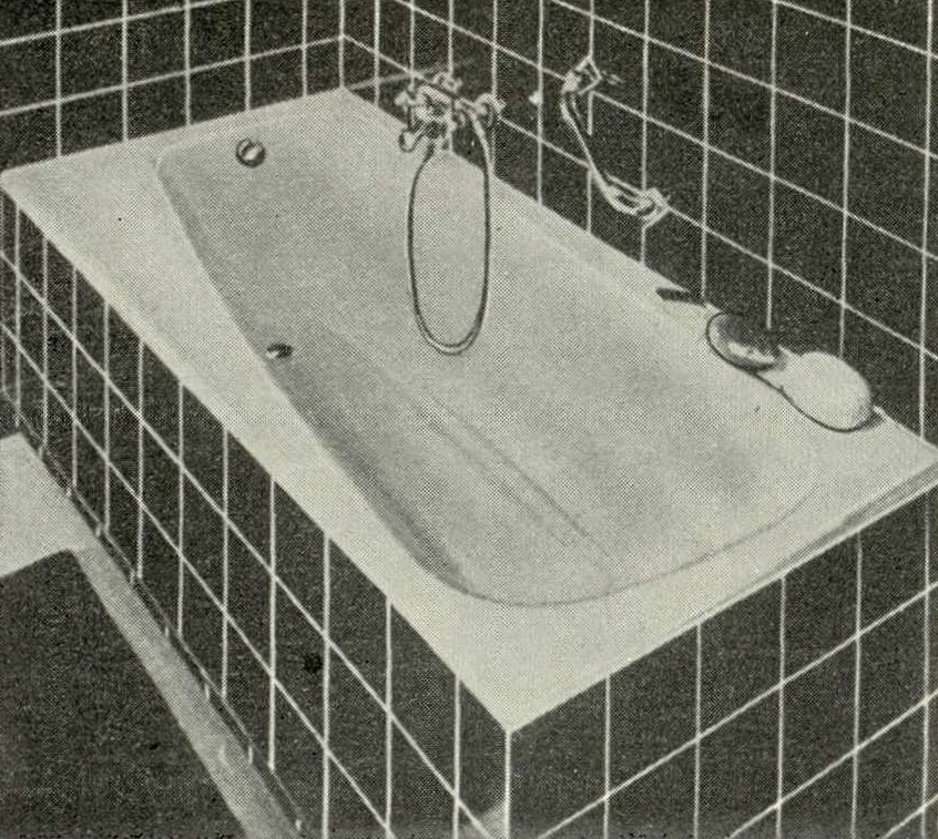 9. Современная ванна, соответствующая форме и габаритам тела.
