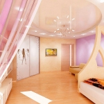 Квартира в современном минималистическом стиле. Девичья комната.