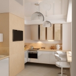Дизайн квартиры, гостиная-кухня. Ижевск