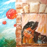 «Яблочная история 2», холст, масло