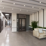 ЖК «Латтэ» (г. Ижевск, ул. Льва Толстого). Архитектурное бюро «АГ проджект групп» 2019—2020. Все стадии проекта (совместно с ООО «РК-Проект»), дизайн-проект дворового и общественного пространства, интерьеров МОП