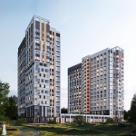 ЖК «Оазис» (г. Ижевск, ул. Телегина). Архитектурное бюро «АГ проджект групп» 2020. Все стадии проекта, дворовое пространство (совместно с ООО «РК-Проект»)