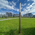 Благоустройство сквера/набережной в Минске (садово-парковые светильники Valley)