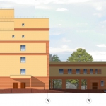 Проект республиканской клинической туберкулёзной больницы, Ижевск. Архитектор Денис Зайцев