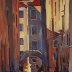 Венеция. Бумага, акрил. Венеция. Бумага, акрил.