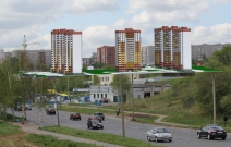 Проект комплекса жилых домов по проспекту Калашникова в Ижевске